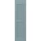 Ekena Millwork 18W x 77H Americraft Two Equal Louver Exterior Real Wood Shutters, Peaceful Blue, PR RW101LV18X77SBH - alternate 4